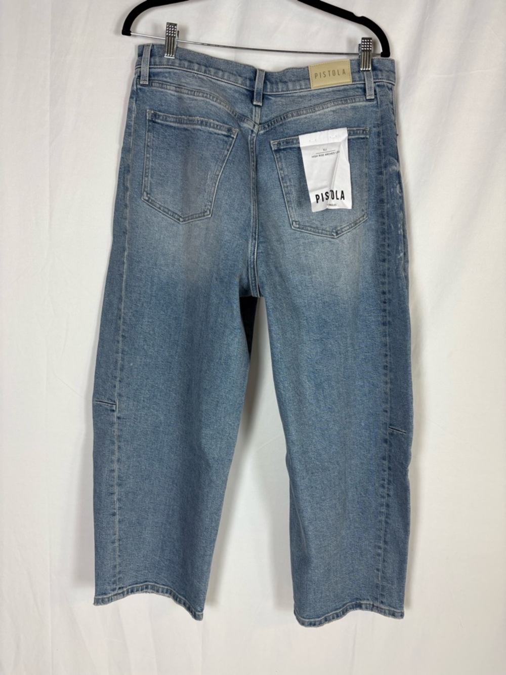 pistola Light Blue Boyfriend Wide-Leg Jeans - Picture 6 of 9